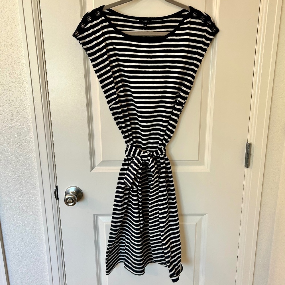 Talbots Blue and White Dress